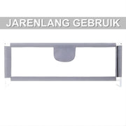 Baby Bedhek - Bedhekje - Bedrail - Uitvalbescherming - Voor bed - Veiligheidsbescherming & Bed Barrière - Grijs - 150 x 100 cm