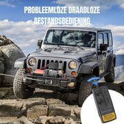 Elektrische Lier PRO - Takel - Hijskraan - Draadloze afstandsbediening - 1360KG Power Winch - 12V DC Offroad motor