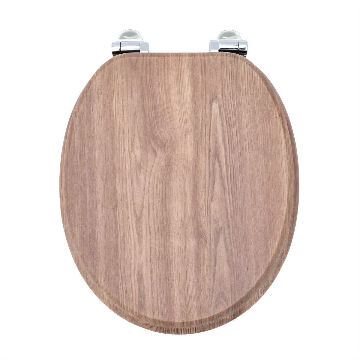 WC-bril - Toiletbril - O-vormig - Soft-Close - Voor Toilet & Badkamer – MDF - Houtlook