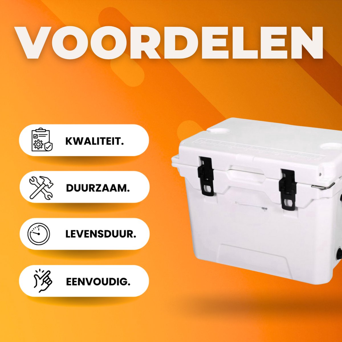 Koelbox 27L - Frigo Vriezer - Isolerend - Koelkast - Elektrische draagbare frigobox - Auto 12/24V - Camping - Tot -20°C