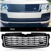 Voorbumper - Voor Land Rover Range Rover 2018-2022 - Auto accessoires - Niergrille - Race grille - Gloss Zwart