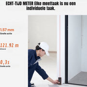 Laser afstandsmeter PRO - 121m Meetbereik - Lasermeter - Laserafstandsmeter - 2,4" LCD-Scherm - Nauwkeurige Digitale waterpas meter