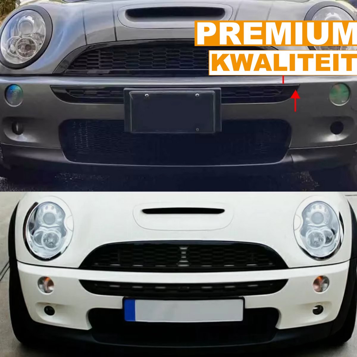 Honingraat Voorbumper Grille Racing Roosters - Voor Mini Cooper & S R50 R52 R53 2002-2006 - Auto Accessoires