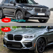 Voorbumper Grille Hitra - Voor BMW X3 G01/X4 G02 (2018-2020) - Auto accessoires