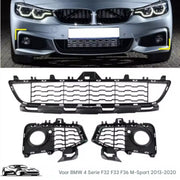 Mistlicht Grille Cover - Voor BMW F32/F33/F36 (2013-2020) - M Sport Midden + Links + Rechts - Auto accessoires