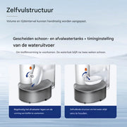 Waterfontein voor huisdieren - Voor katten en kleine honden - Drinkfontein - Automatische drinkdispenser - 3L - Grijs