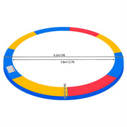 Trampoline Randkussen - Beschermkussen - Beschermrand - Trampolinerand - Diameter buitenring: 4,2 m - Multicolor