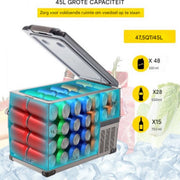 Koelbox 45L - Frigo Vriezer - Koelkast - Elektrische draagbare frigobox - Auto 12/24V - Camping - Tot -20°C