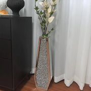 Decoratieve Vloervaas Milano - Grote hoge vaas - Voor Pampas Gras of Kunstbloemen - 68 CM - Voor binnen