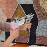 Tufting gun - Tuftpistool - Borduurmachine - Tapijtweven - Voor het maken van tapijten - Voor efficiënt en nauwkeurig werk - Metaal / Kunststof - Roze