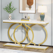 Consoletafel Giggs - Haltafel - 140cm - Wandtafel - Gang of woonkamer - Wit