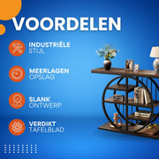 Consoletafel Avira - Haltafel - 100cm - Wandtafel - Gang of woonkamer - Bruin