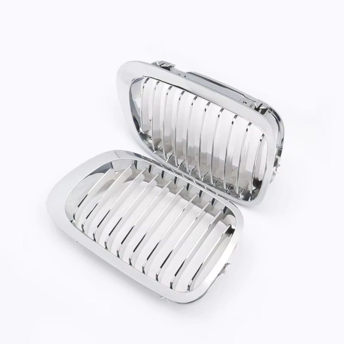 Voorbumper grille Deluxe - Chroom - Voor BMW E46 3 Serie Cabriolet (1999-2002) - Auto accessoires