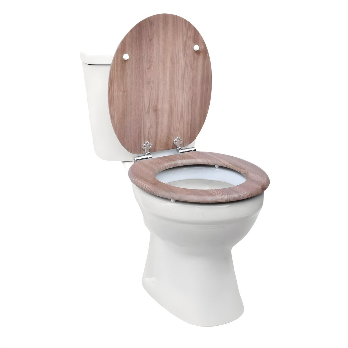 WC-bril - Toiletbril - O-vormig - Soft-Close - Voor Toilet & Badkamer – MDF - Houtlook