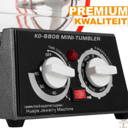Happyment Polijsttrommel - Polijstmachine voor Juwelen, Sieraden en Stenen - Rock tumbler - Inclusief Polijstkogels