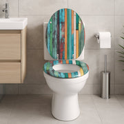 Antibacteriële Toiletbril - Met Softclose - Universeel - Toiletbrillen met print - WC Bril - Toiletzitting