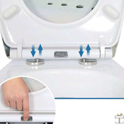 Happyment Antibacteriële Toiletbril Beachy - Met Softclose - Toiletbrillen - Universeel - WC Bril – Toiletzitting