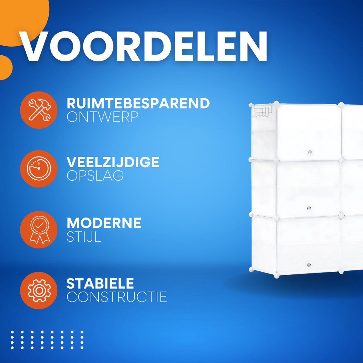Schoenenkast - Voor Hal, Woonkamer of Slaapkamer - Schoenenrek met 8 Compartimenten - Ruimtebesparende Organizer - 92x142x36.5cm