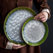 Azzuro Serviesset - 48 delig - 12 persoons - Durec groen - Dinerborden - Bordenset - Diepe borden - Ontbijtborden - Servies - Keukenservies
