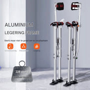 Aluminium Werkstelten - Verstelbare stelten 91-126cm - Anti slip - Voor schilders of stucadoors - Theater - 103 kg