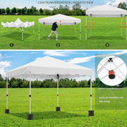 Gazebo Vaylen - Pergola - paviljoen - Partytent - Strandtent - Voor Terras, Feest en Achtertuin - 3x3m - Wit
