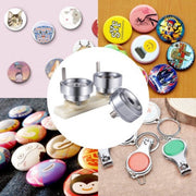 Button maker - 3 stuks - Snijmachine- Aluminium button machine - Badge maker - Knopenmachine - Pin - Handmatige buttonmaker pers
