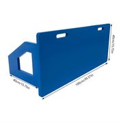 Rebounderboard - Voetbaltrainig - Voetbalbouncer - Trainingsmatriaal – Voor voetbaltraining binnen en buiten – Voor passen en schieten - Blauw