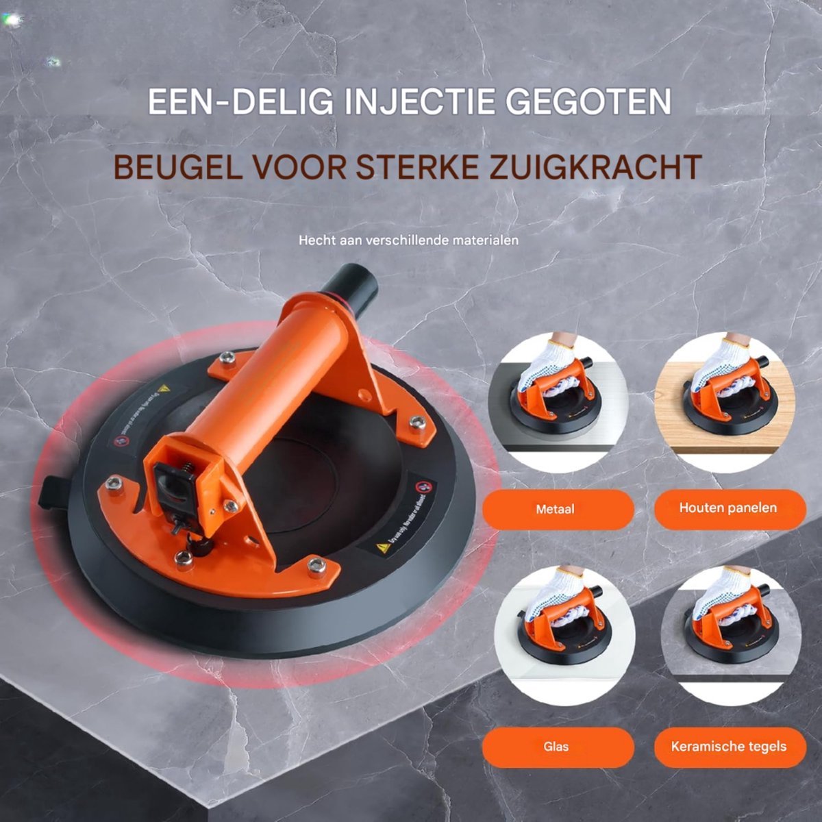Glazen zuignap PRO - Lifter gereedschap - Zuigheffers