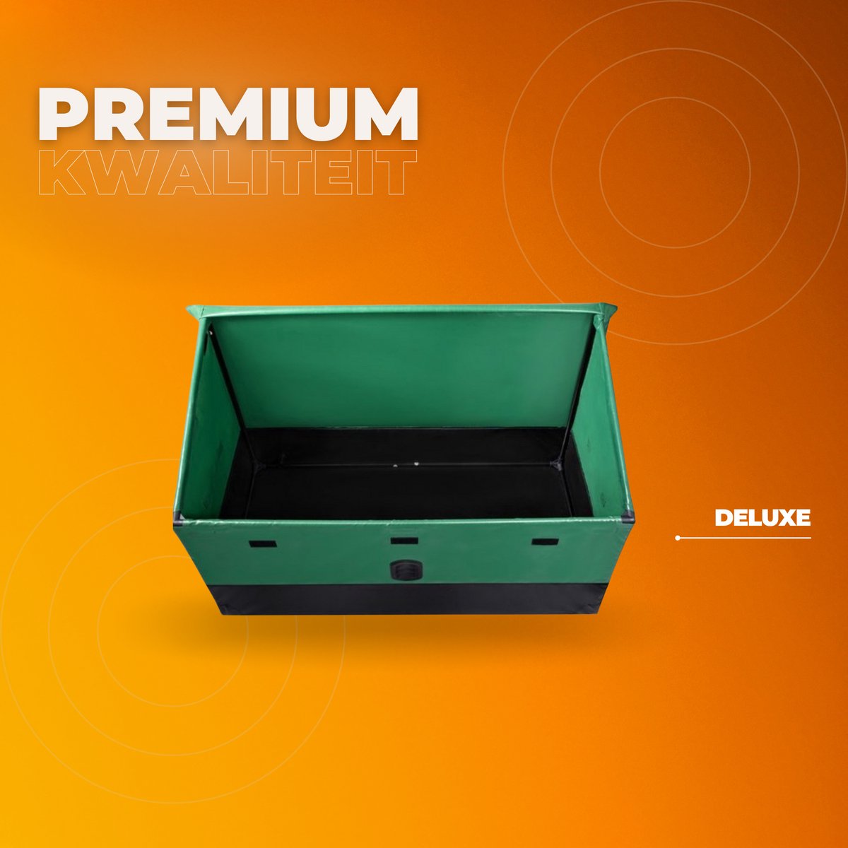 Opbergbox met deksel - 440L - Tuinbox - Buitenopbergbox - Kussenbox - Buiten - Opbergdoos - 1430x675x605mm - Waterdicht
