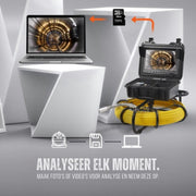 Endoscoop inspectie camera PRO - Rioolcamera - 9 inch scherm - Inspectiecamera - 70m Lokalisatie - 6 uur batterijduur - Apparaat voor ondergrondse leidingen