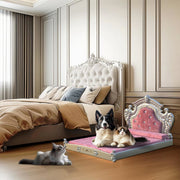 Hondenbank Diva - 135cm - Hondenbed - Hondensofa op poten - Hondenzetel - Comfort en zacht - Afneembaar kussen - Zacht