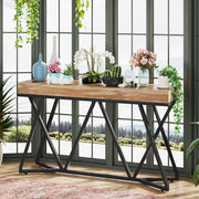 Wandtafel -Haltafel - Dressiortafel - Bijzettafel - Sidetable - Beige/Hout