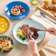 Royal Castella Serviesset - 24 delig - 8 persoons - Blauw - Dinerborden - Bordenset - Diepe borden - Ontbijtborden - Servies - Keukenservies