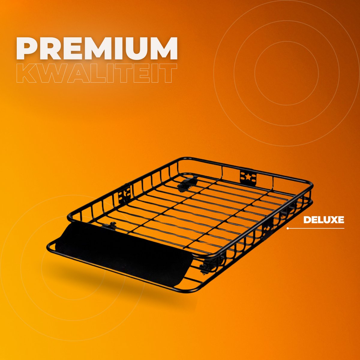 Dakdrager deluxe - Daktas - Dakkoffer universeel Bagagemand - Auto accessoires - 1630x990x152 mm- 90KG