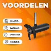 Elektromotor met regelaar- 24V Buitenboordmotor - Vaarbewijsvrije Bootmotor - elektrisch- 1500-1700rpm met Versnellingen