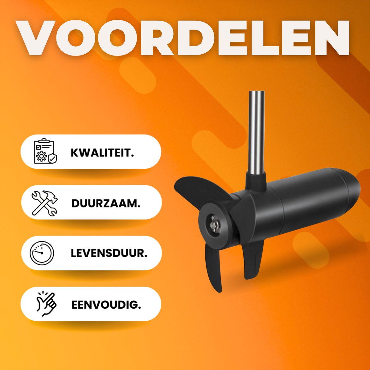 Elektromotor met regelaar- 24V Buitenboordmotor - Vaarbewijsvrije Bootmotor - elektrisch- 1500-1700rpm met Versnellingen