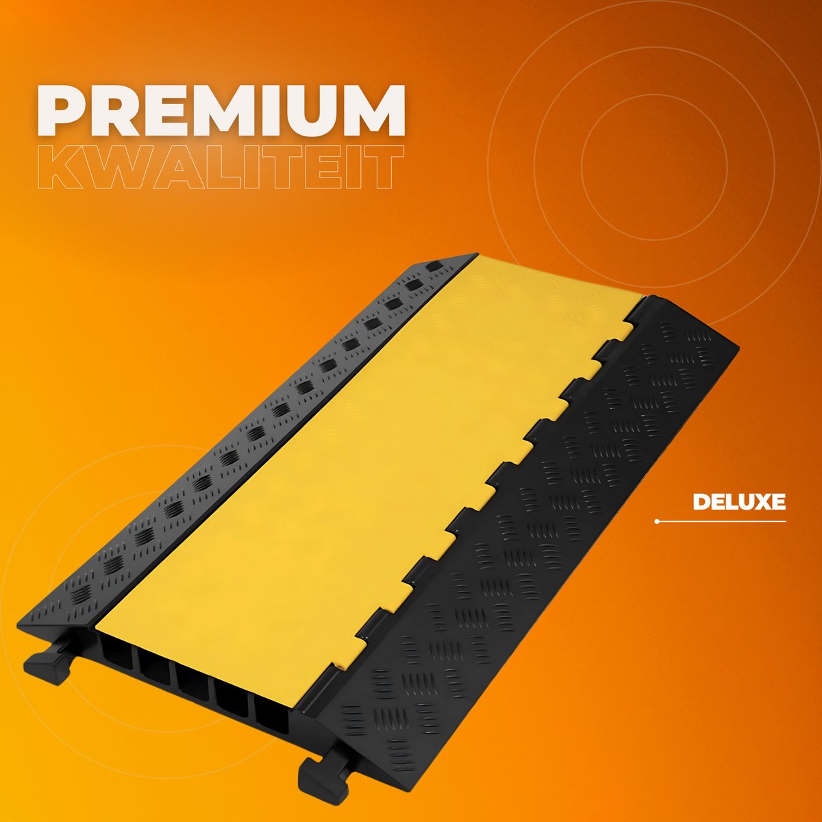 Kabelbrug PRO - Kabelmat - Kabeldrempel buiten - Rubber Cable