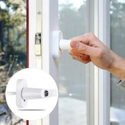 Inline Raamgreep - Raamsluiting handvat - 4 stuks - Universele Espag Sleutel met Vergrendeling voor Afsluitbare Dubbele Beglazing - Wit