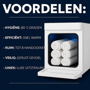 Handdoek warmer - Towel verwarmer - Voor Salons, Spa’s en Thuisgebruik - met Ozonfunctie - Wit