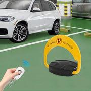 Elektronisch parkeerslot – Voor privégebruik – Robuust, IP67 waterdicht, 2 afstandsbedieningen, 180° antibotsing en automatisch alarm – Yellow