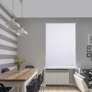 Rolgordijn - Wit - Verduisterend - Isolerend - 100x160cm - Zonder Boren