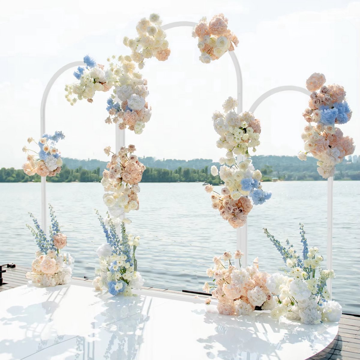 Valora Bruiloft decoratie - Rozenboog - 240CM - Versiering - Backdrop frame - Multifunctioneel voor ceremonies en feesten