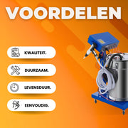 Verfspuiten elektrisch - 45L - Spuitpistool - Muurverf - 220V - Voor Poedercoating