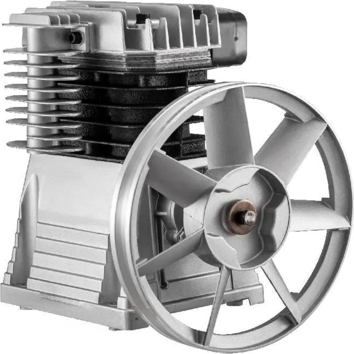 Happyment Luchtcompressor - Hoofdzuiger Twin Cilinder - Eentraps 2.2KW 375 L/Min 12CFM - 11 Bar - 1300Rpm landbouw, industriële & mechanische gebruik.