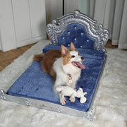 Hondenbank Diva Opulence - 100cm - Hondenbed - Hondensofa op poten - Hondenzetel - Comfort en zacht - Afneembaar kussen - Zacht