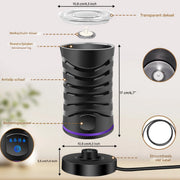 Automatische Elektrische Melkschuimer - 4 in 1 - 1500W - Stoomboot Schuimer - 600ml Warm & Koud Schuimer voor Latte & Koffie
