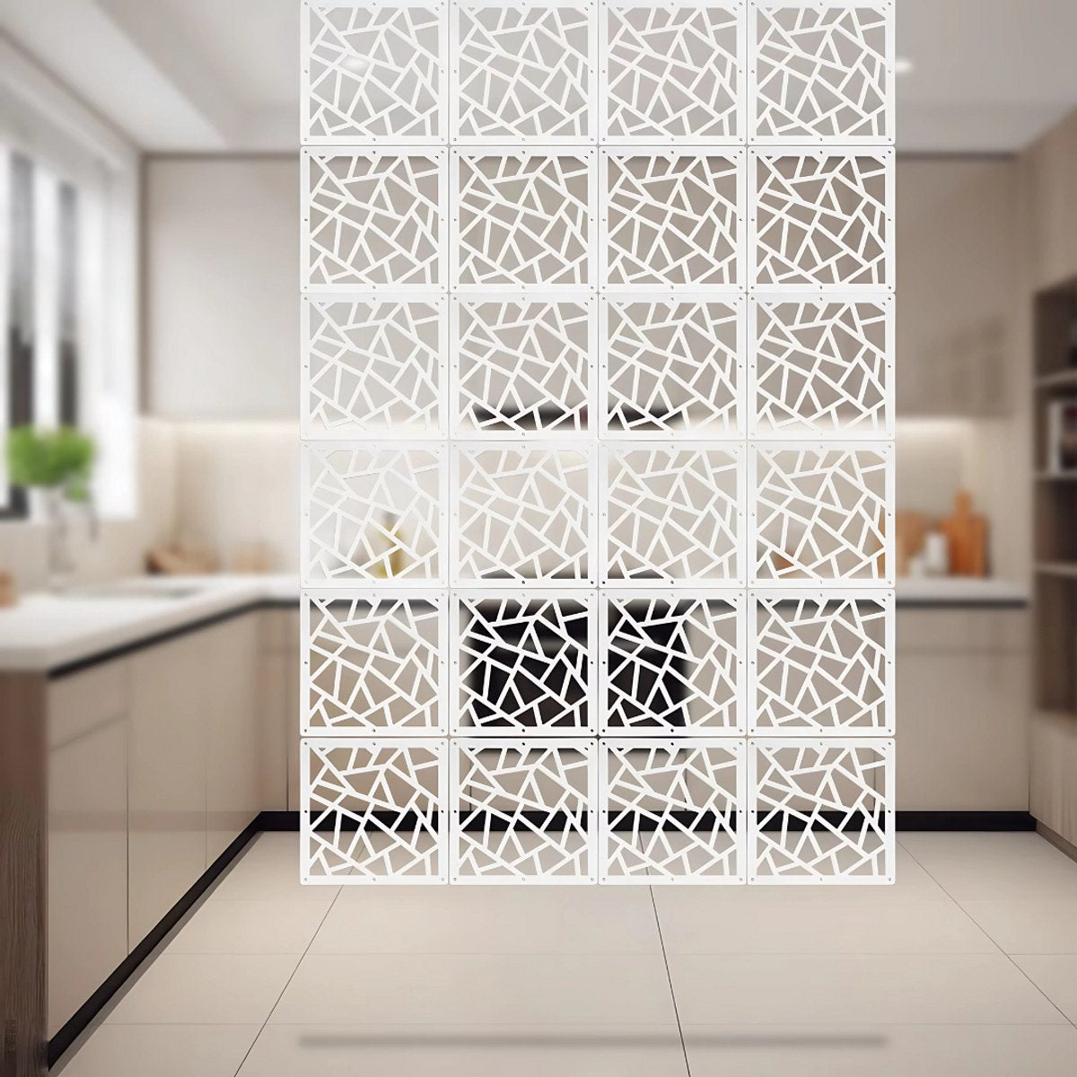 24 stuks - Moderne kamerverdeler - Kamerscherm - Scheidingswand - Privacyscherm - Voor woonkamer, slaapkamer en kantoor - Decoratie -