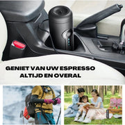 Happyment Compacte Draagbare Koffie Machine Draadloos - Hoge Kwaliteit Espresso Machine Oplaadbaar - Mini Koffie Zet Apparaat - Portable Coffee Maker - Koffie Cubs - Filterkoffie