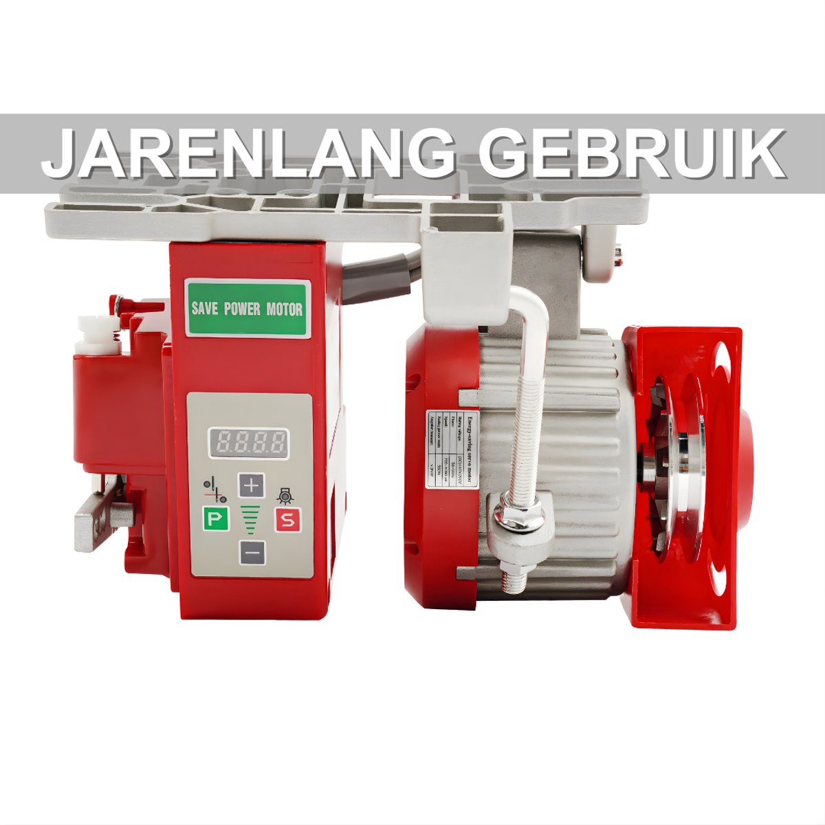 Naaimachinemotor - Voor elektrische naaimachines - Borstelloze, energiebesparende servomotor - Rood
