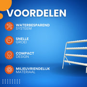 Kweektafel - Kweekbak - Hydroponic systeem - Moestuintafel - Voor Groenten & Bloemen Kweek - 4-Lagen, 36-Plaatsen